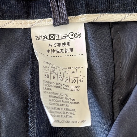 MaxMara weekend high waisted corduroy size 8 - Picture 6 of 11